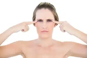Botox treatment for forehead lines